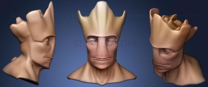 3D model I AM GROOT (STL)